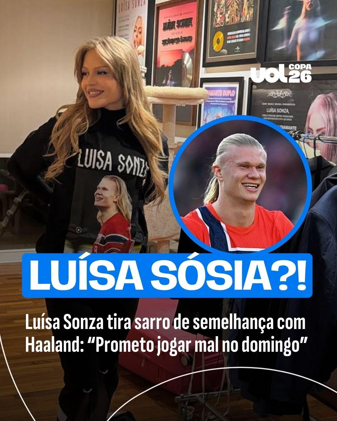 Luísa Sonza tira sarro de comparações com Haaland e seca Noruega na Copa do Mundo