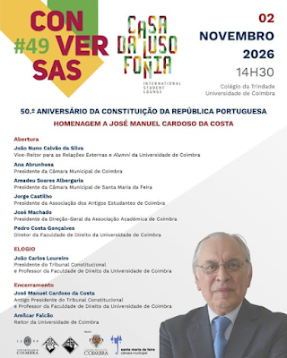 Nos 50 anos da CRP (12): Homenagem a um ilustre constitucionalista