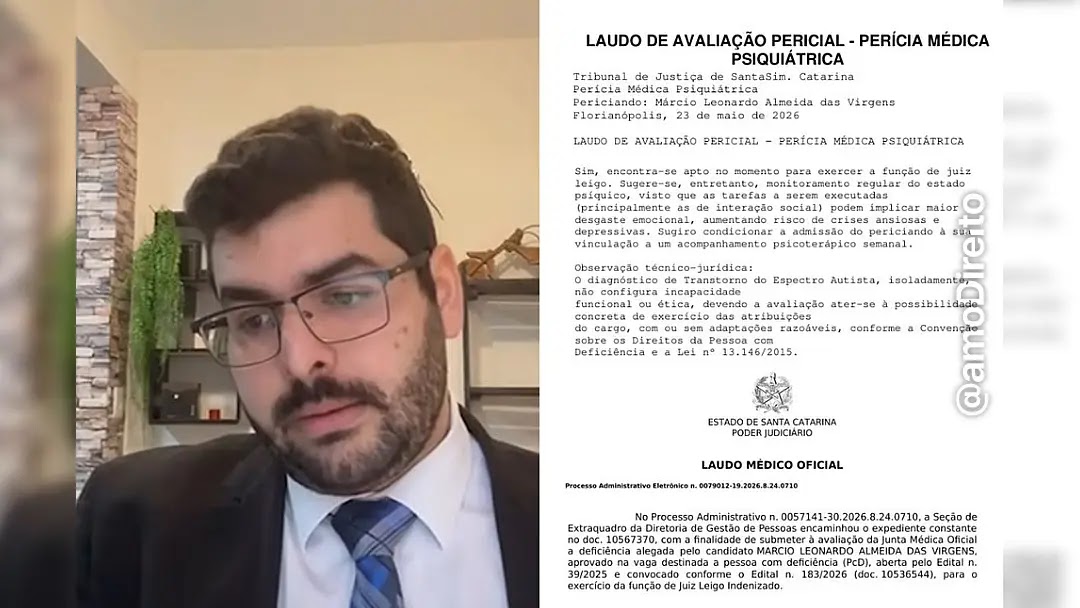 Advogado autista passa em vaga para juiz em concurso, mas tem nomeação barrada por tribunal