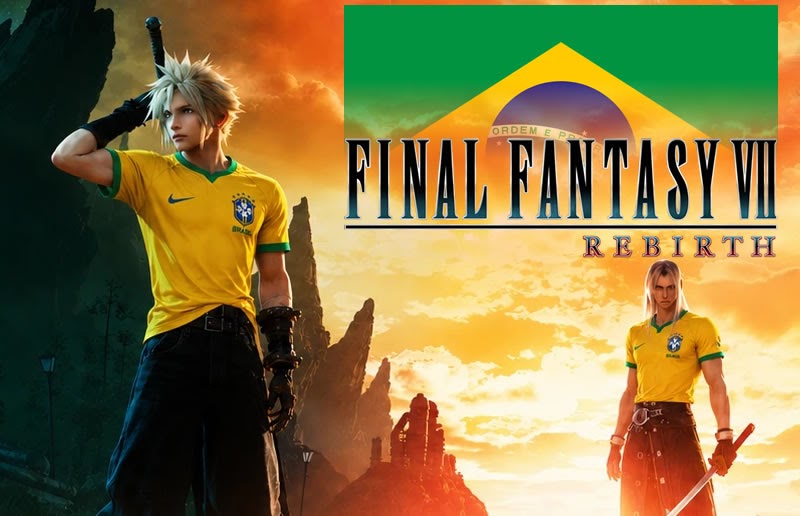 Final Fantasy VII Rebirth dublado em português! Fãs converteram falas para nosso idioma!