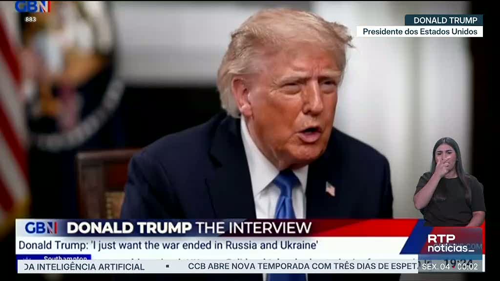 Trump aponta ódio entre Zelensky e Putin como obstáculo à paz