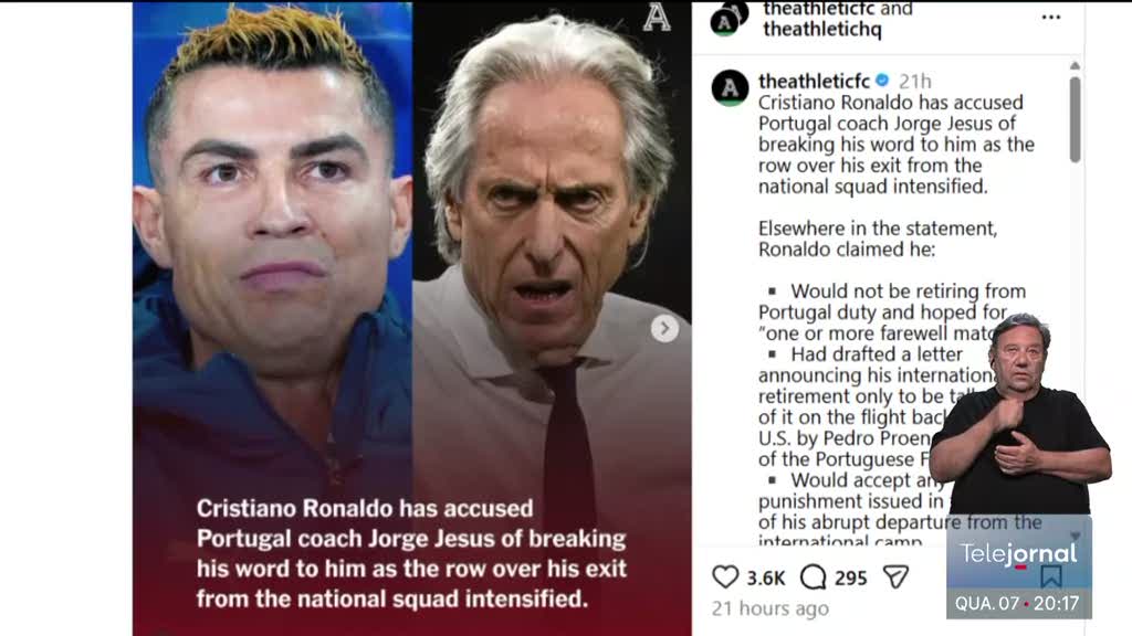 Novela Ronaldo prossegue também com a imprensa estrangeira