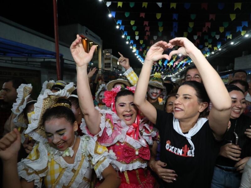 Raquel Lyra celebra o São João de Limoeiro na tradicional Rua da Alegria