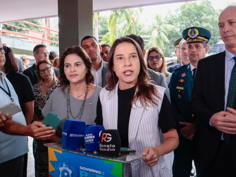 Raquel Lyra diz ter admiração por Caiado, mas enfatiza liberdade partidária em Pernambuco