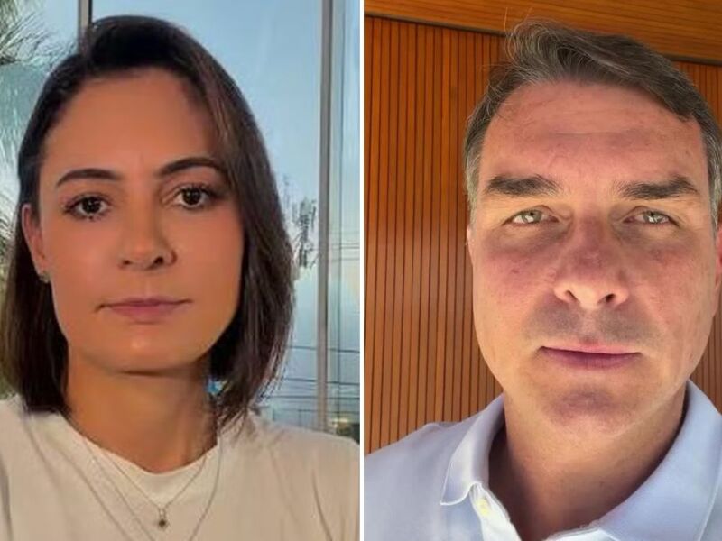 Flávio e Michelle Bolsonaro manifestam apoio a Raquel Lyra após ataques