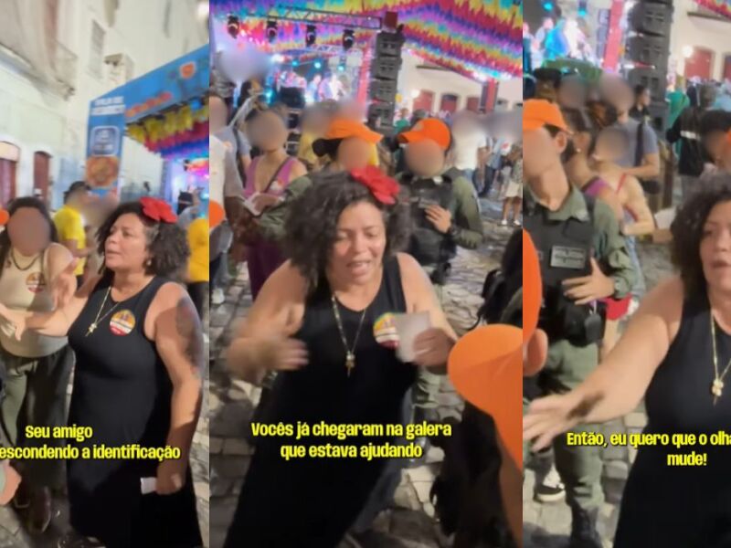Dani Portela afirma ter sofrido violência policial ao defender jovem negra: "Tapa no peito e empurrão"