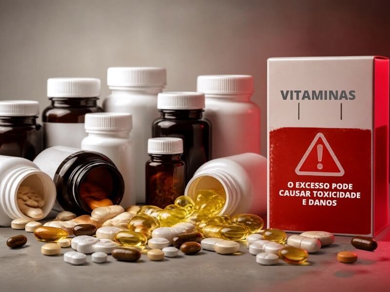 Excesso de vitaminas: médico alerta para os riscos da suplementação sem orientação