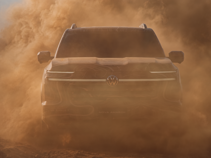 Nova Volkswagen Amarok "aparece" em Barretos (SP) e promete ser a mais potente da história