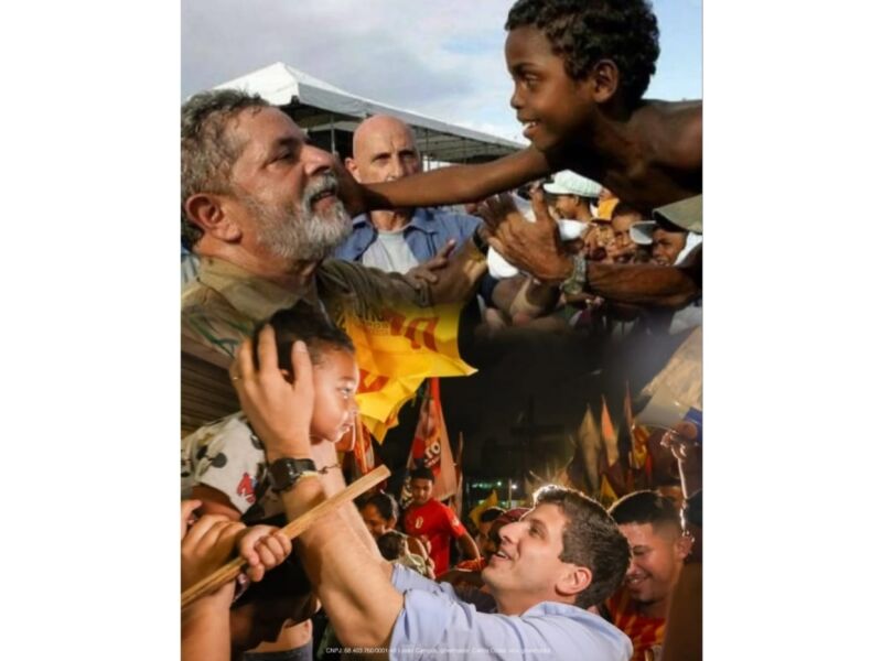João Campos faz releitura de foto histórica de Lula