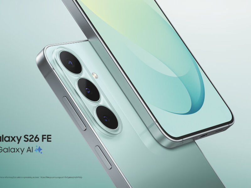 Samsung Galaxy S26 FE chega ao Brasil com Galaxy AI e One UI 9 nesta quarta