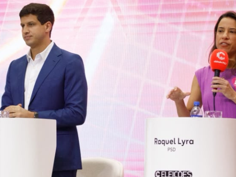 Em debate, João Campos e Raquel Lyra trocam farpas sobre a saúde em Pernambuco