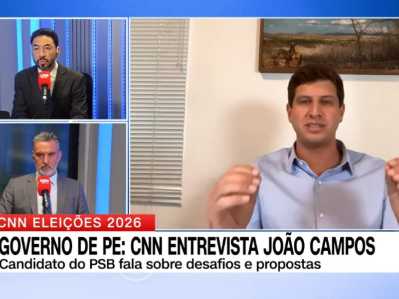 João Campos projeta derrota de Flávio Bolsonaro