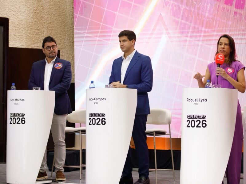 Debate: candidatos ao governo listam principais desafios para Pernambuco