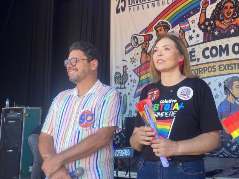 Ivan Moraes foi o único candidato ao governo de Pernambuco na Parada da Diversidade