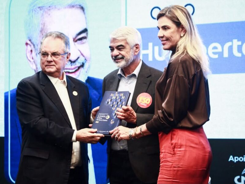 Em sabatina na Fecomércio, Humberto prevê vinda de Lula a Pernambuco no 1º turno