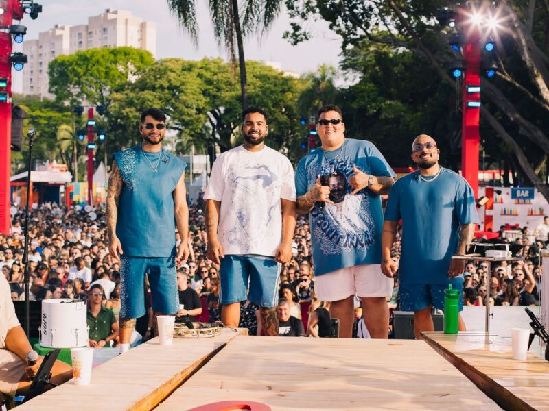 Menos é Mais vai além do pagode e transforma sucesso em impacto social com mais de 40 toneladas de alimentos arrecadados