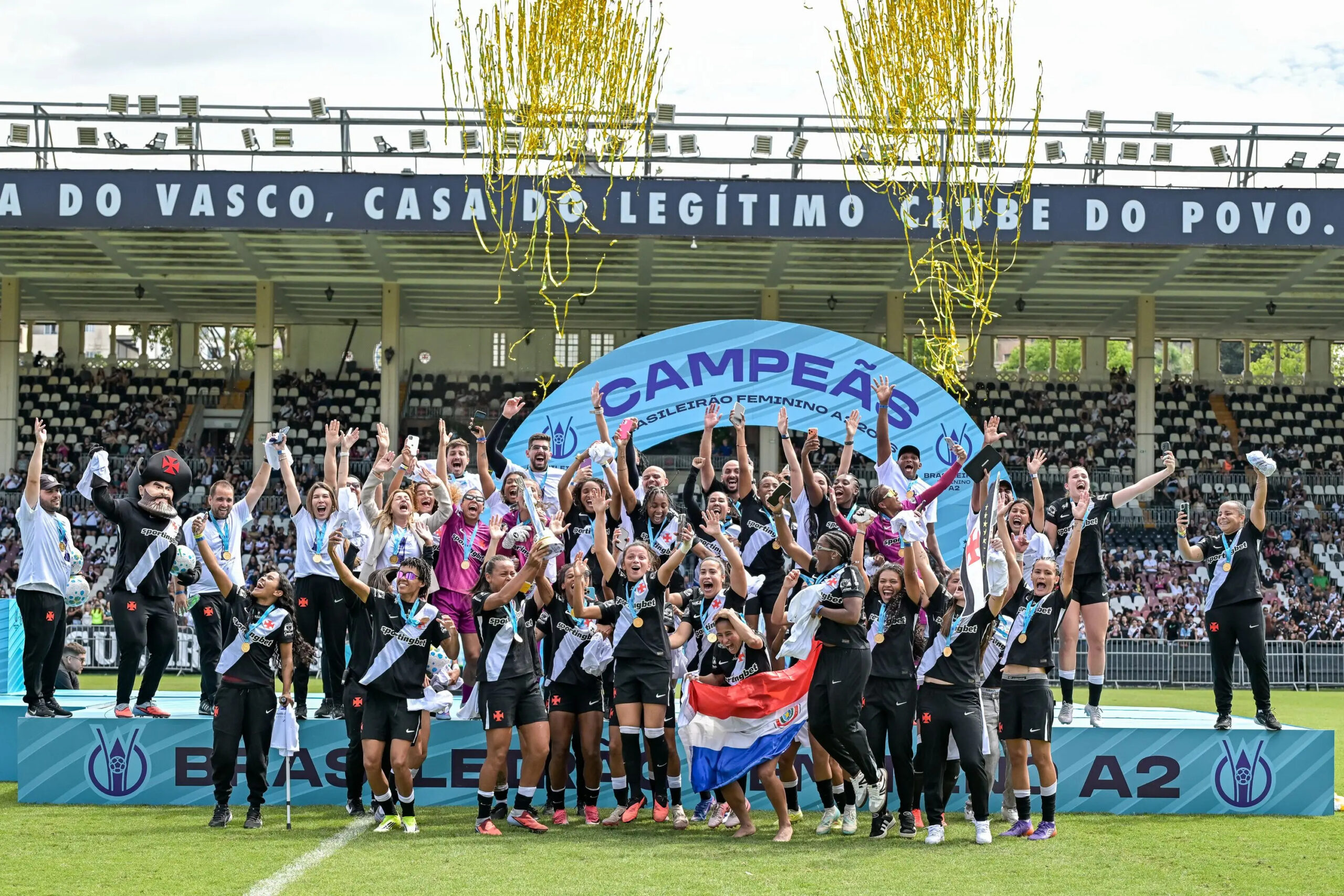 Vasco conquista o Brasileirão Feminino Série A2