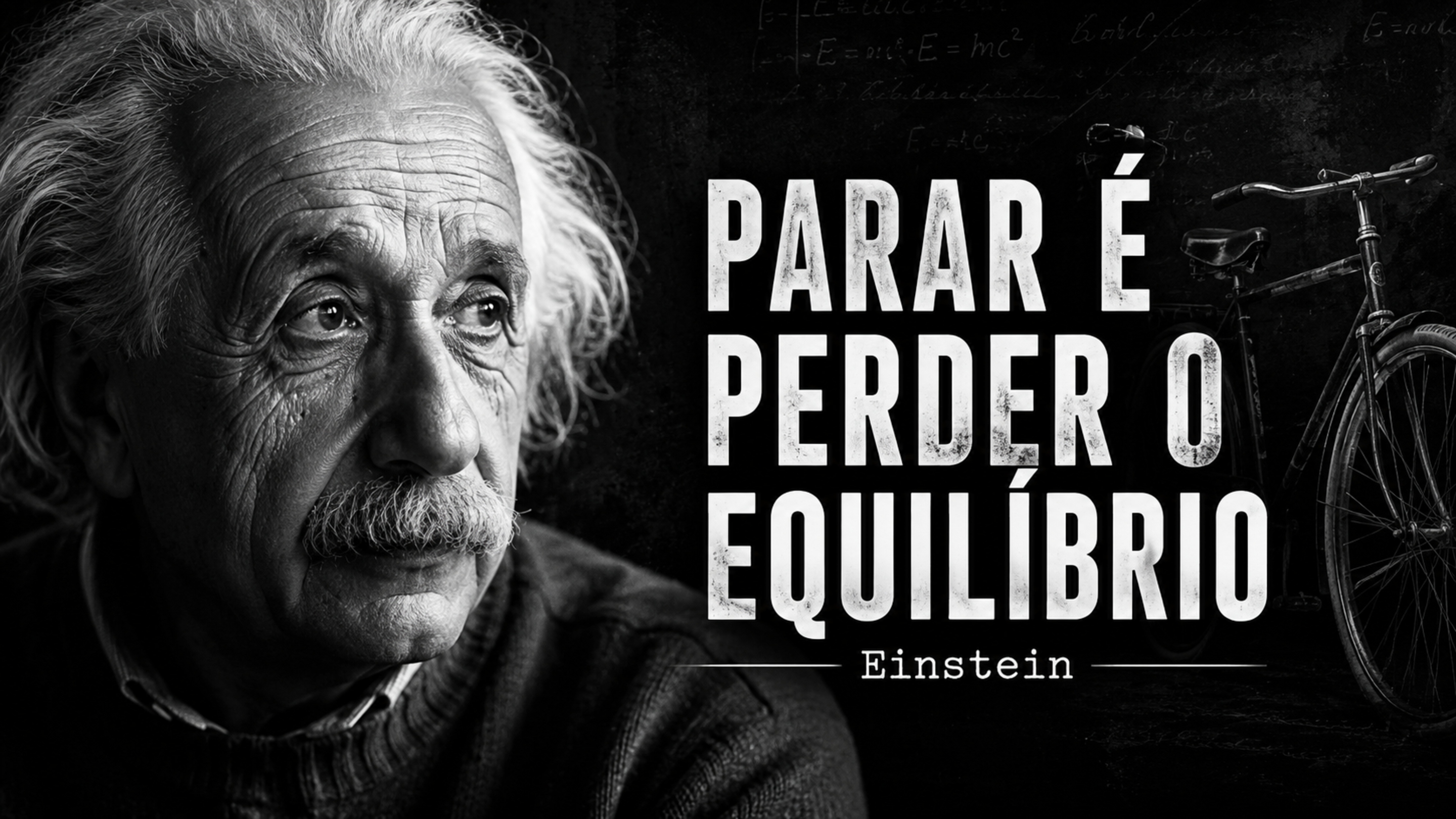 Albert Einstein, físico que marcou a ciência: “A vida é como andar de bicicleta. Para manter o equilíbrio, você precisa continuar se movendo”