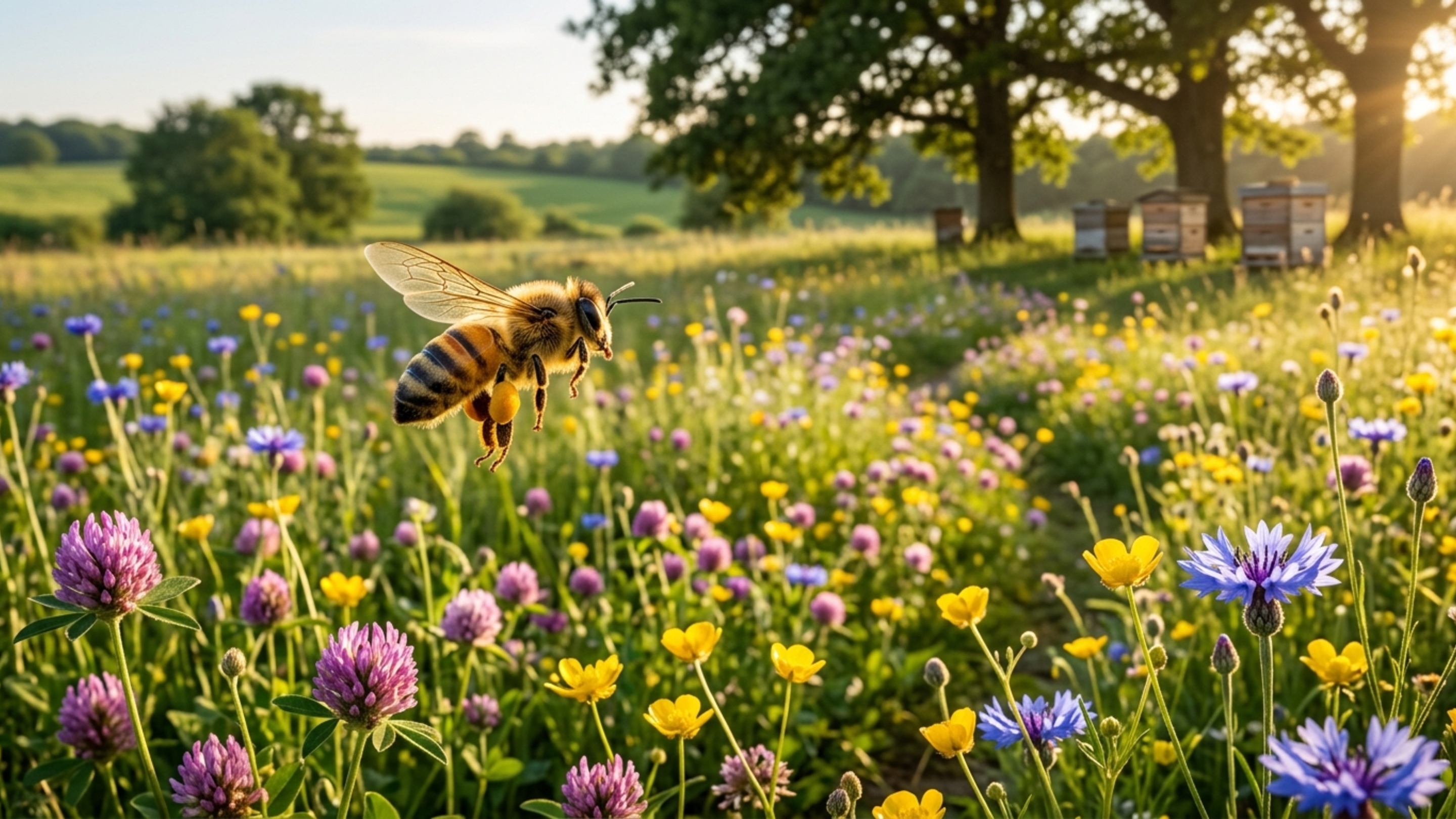 As abelhas resolvem um enigma matemático de 50 rotas em menos de 5 segundos para descobrir o caminho mais curto entre as flores