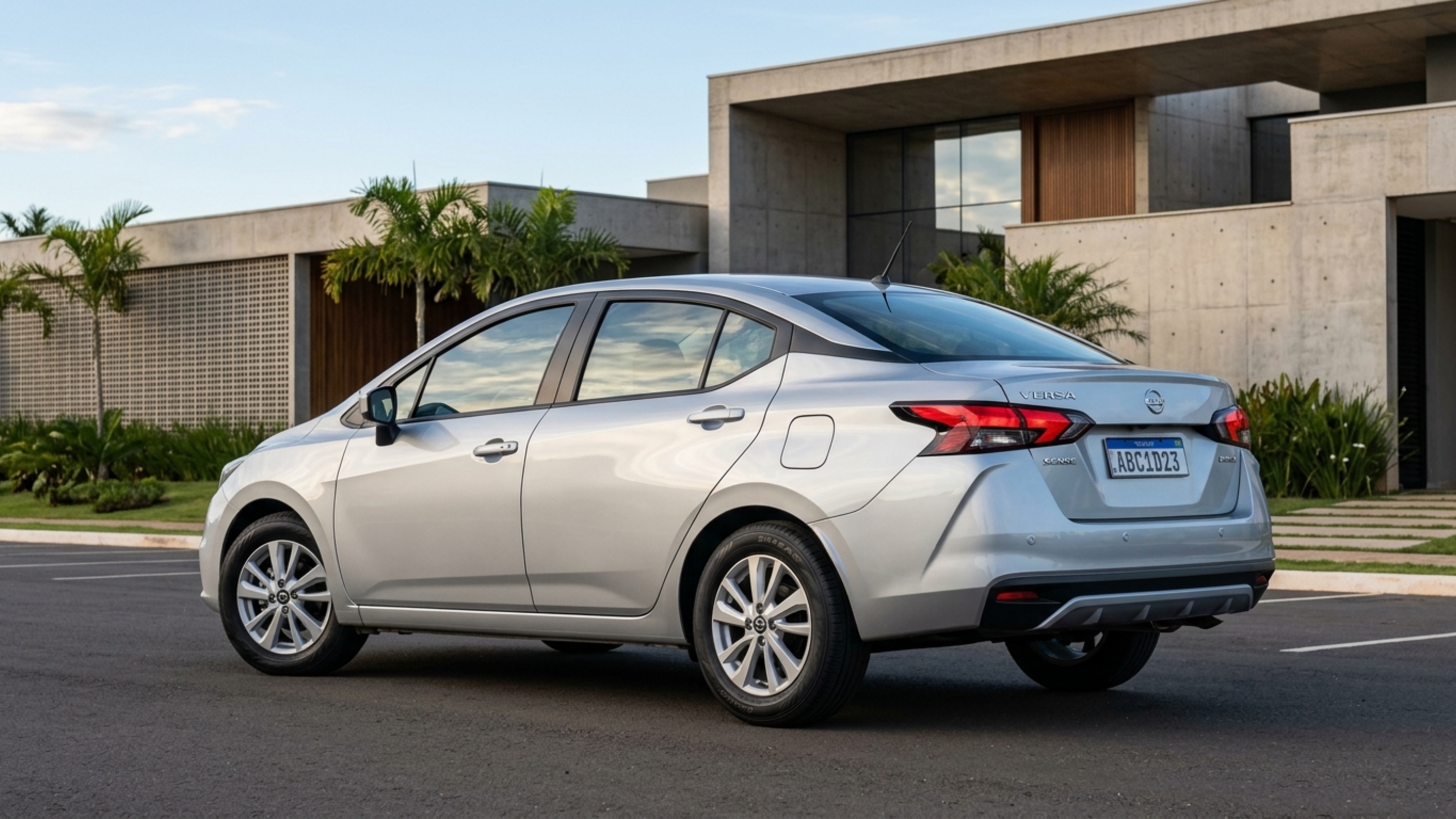 Nissan vende novo sedã por R$ 119.990 com câmbio automático, seis airbags e rodas de liga leve de 15 polegadas