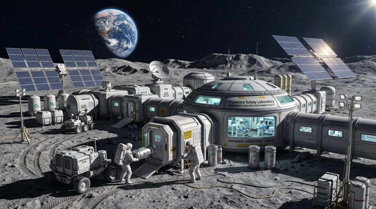 De acordo com uma nova proposta científica, a NASA poderá precisar de uma espécie de “posto de controle alfandegário biológico” na Lua antes de trazer amostras de Marte ou de mundos distantes de volta