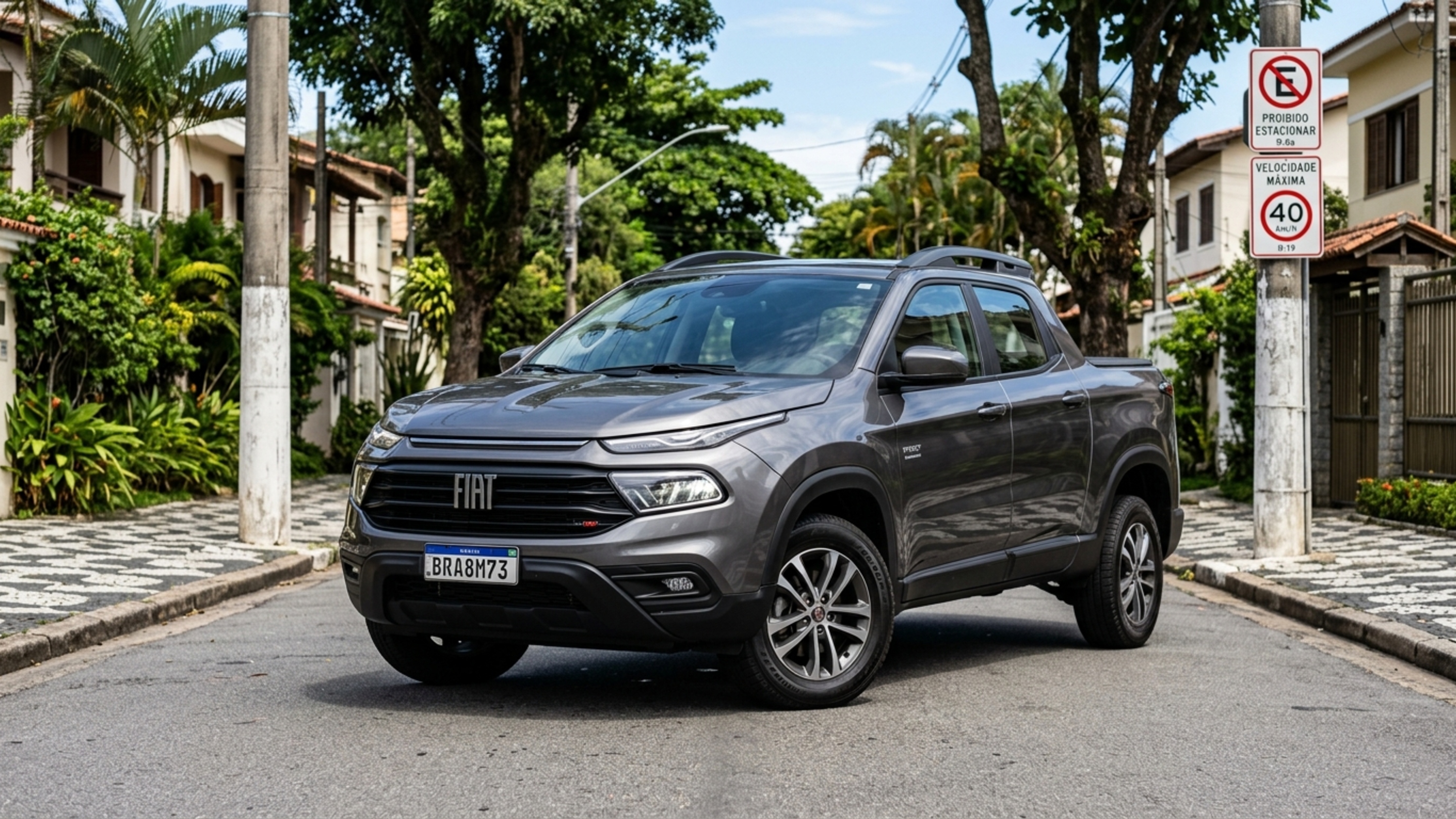 Motor turbodiesel, tração 4×4 e capacidade próxima de 1 tonelada aparecem nesta picape de porte médio