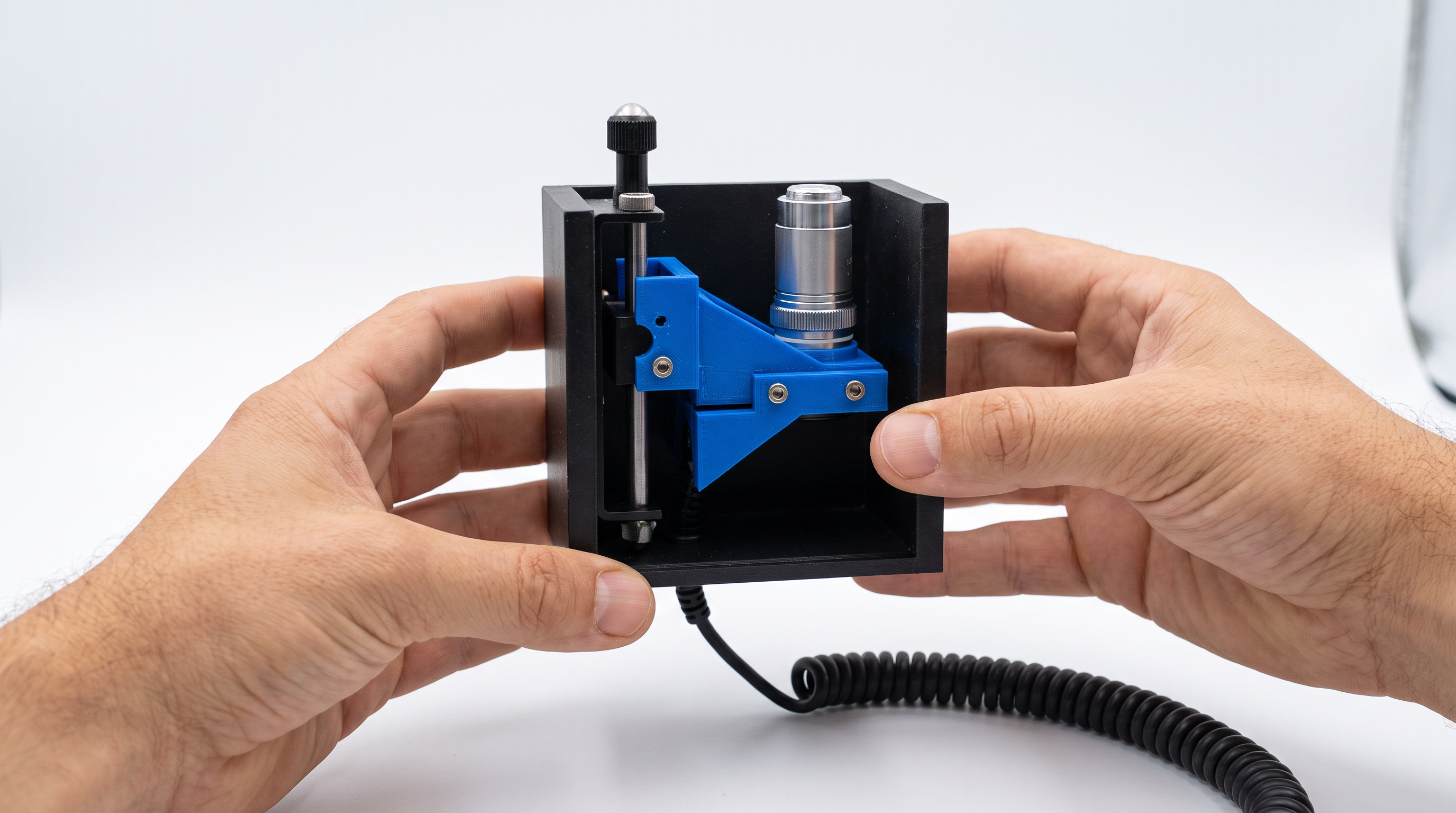 Microscópio de baixo custo desenvolvido por brasileiro na PUC