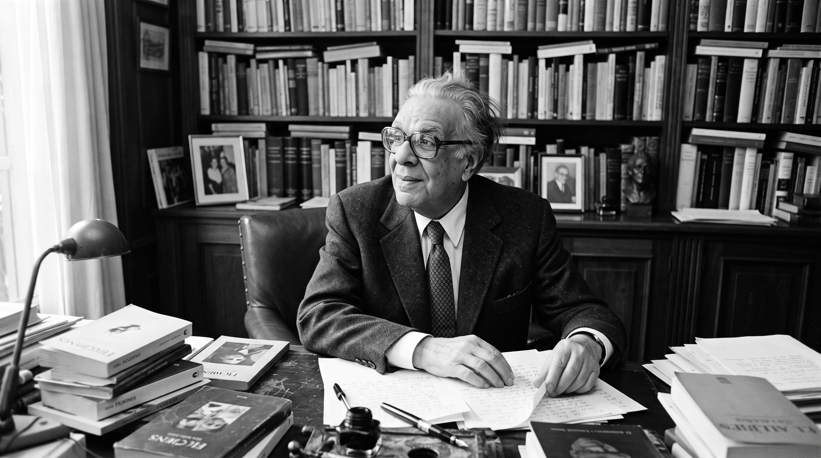 Jorge Luis Borges, mestre argentino da literatura fantástica: “Sempre imaginei que o paraíso será algum tipo de biblioteca”