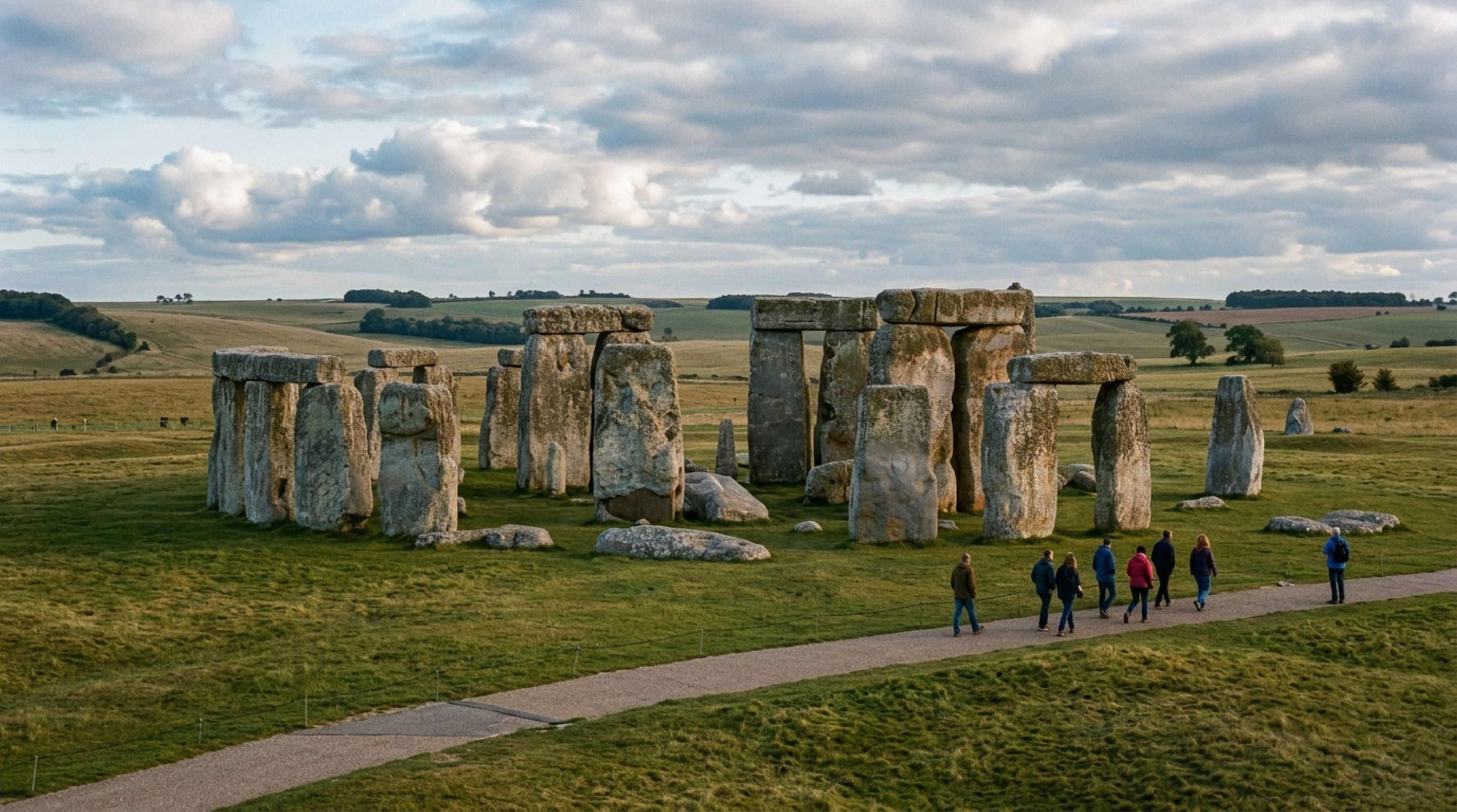 O monumento pré-histórico formado por enormes pedras transportadas e erguidas milhares de anos atrás cuja construção ainda levanta perguntas sobre as técnicas utilizadas por seus construtores