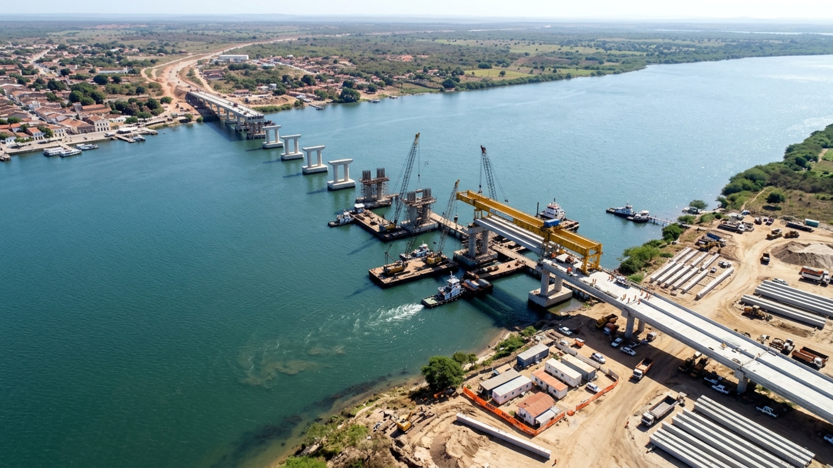 Ponte de R$ 207 milhões terá 1,18 km sobre o São Francisco e vai ligar dois estados do Nordeste por uma nova rota