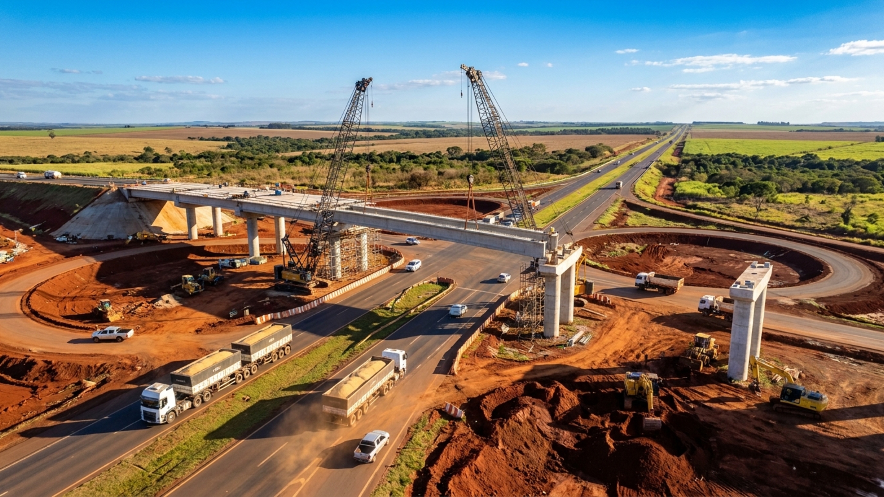 Com 99 viadutos, 22 passarelas e 203 km de duplicações, uma estrada de 846 km vai ser transformada em uma das principais rotas de caminhões do Centro