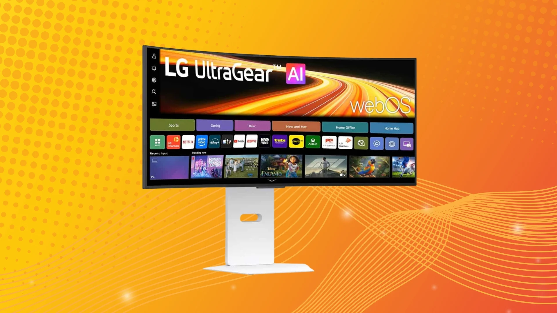 LG UltraGear 34GX90SB-W junta monitor OLED de 240 Hz e Smart TV