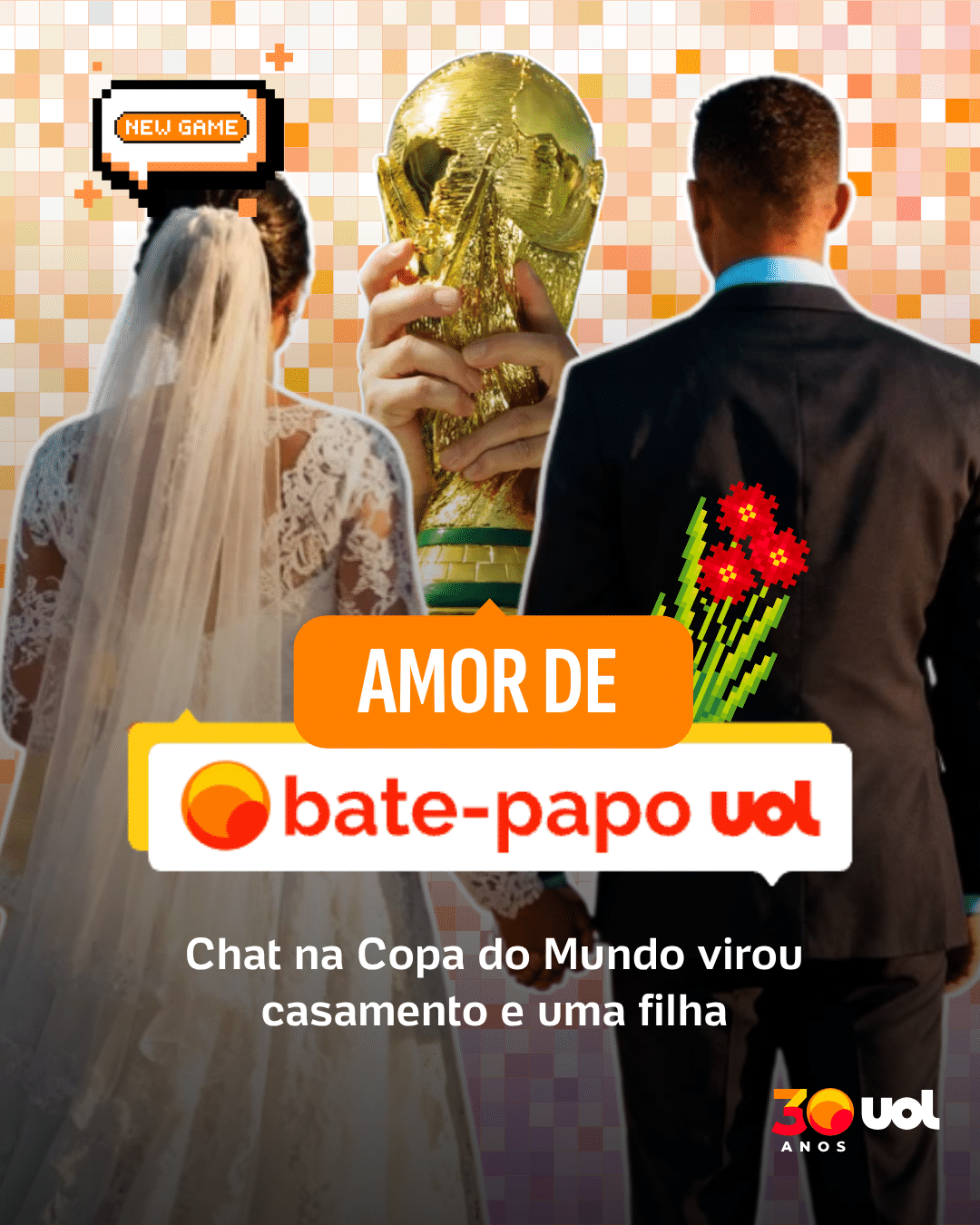 UOL 30 anos: Amor de Copa: casal se conheceu no bate
