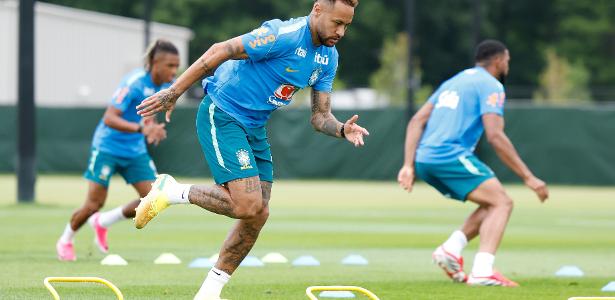 Neymar viaja e será relacionado para jogo da seleção contra a Escócia