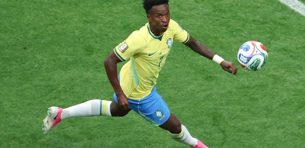 Vini Jr. acelera mais que Haaland na Copa, mas norueguês é o mais veloz