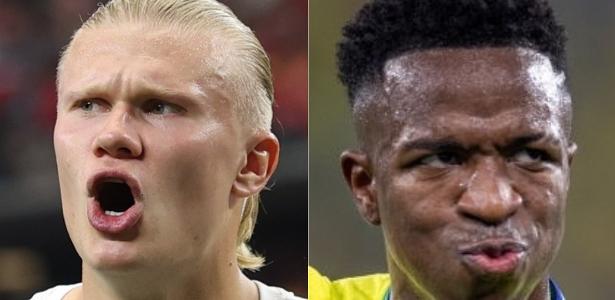 'Um bailarino': técnico da Noruega compara o futebol de Vini Jr e Haaland