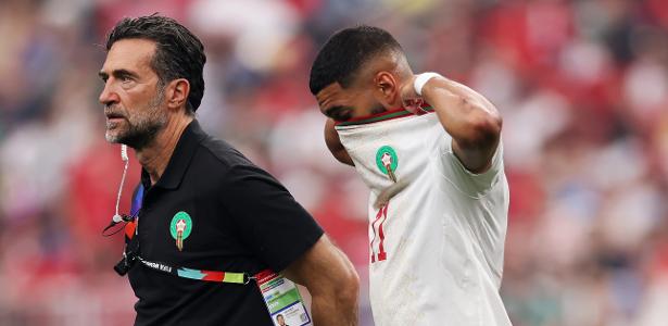 Artilheiro do Marrocos na Copa, Saibari é substituído com lesão e preocupa