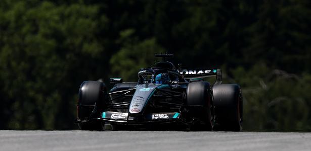 Russell faz pole dramática após batida de Verstappen e supera as Ferrari