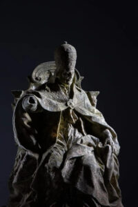 Escultura barroca de Pietro Bracci é encontrada em ferro