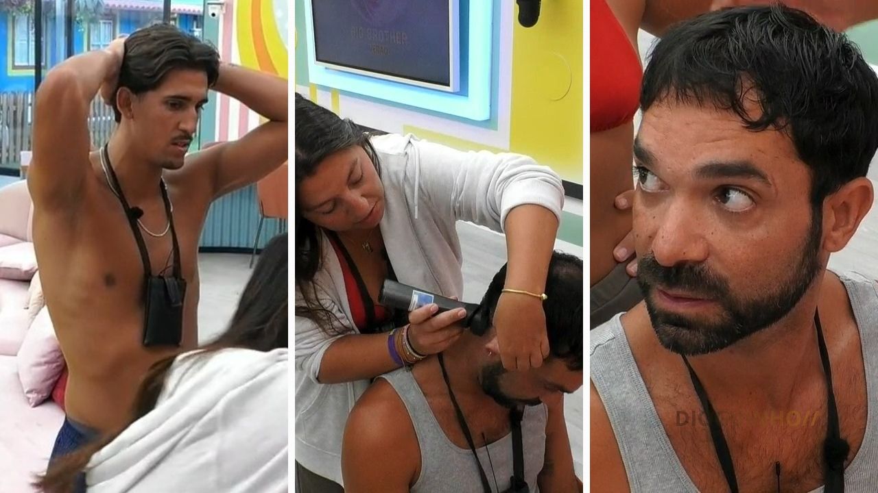 Vanessa arrisca como cabeleireira de João Ventura e o quase descamba no «Big Brother Verão»