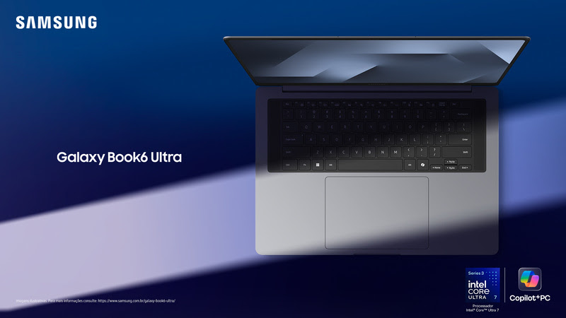 Conheça 3 recursos do novo Galaxy Book6 Series