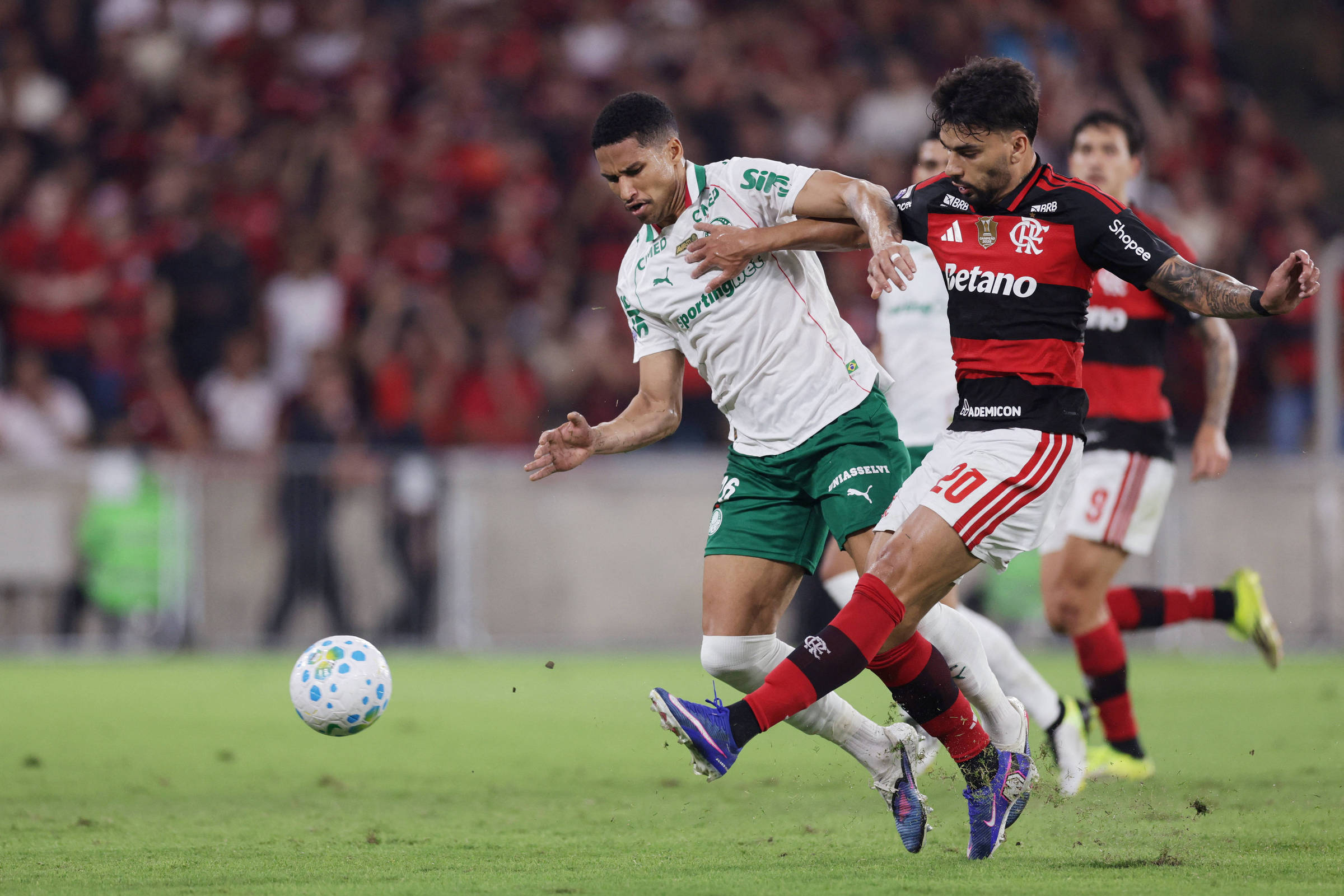 Palmeiras tem 56% de chance de ser campeão brasileiro, e Flamengo, 30%