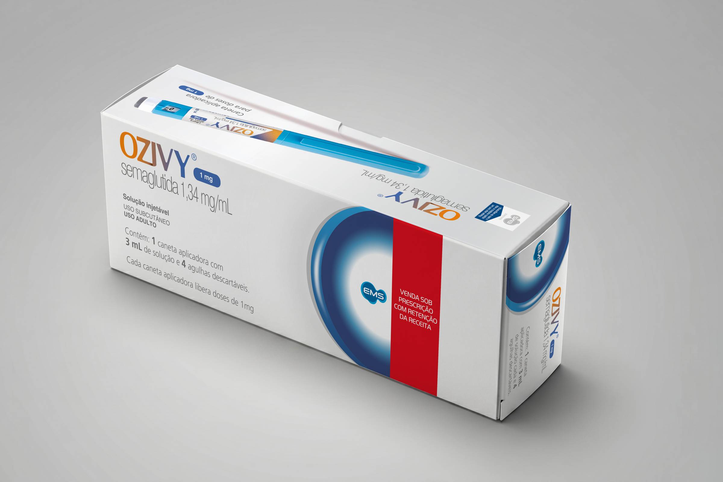 EMS reduz preço do Ozivy e passa a oferecer três canetas por R$ 999
