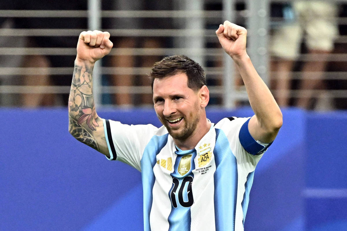 Relembre todos os gols de Messi em Copas do Mundo