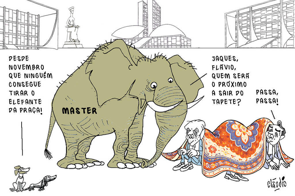 O elefante Master não sai de Brasília