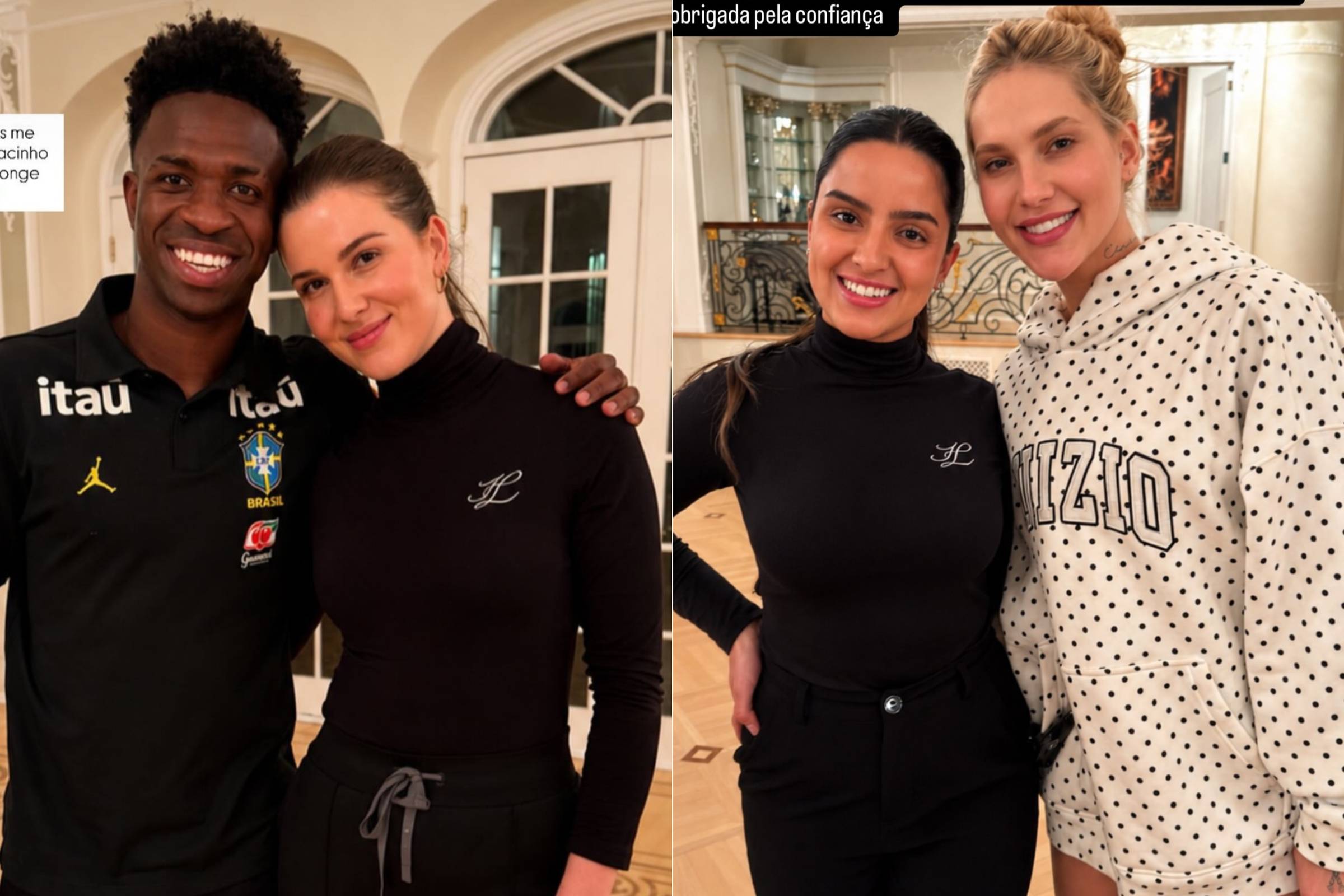 Vini Jr e Virginia fazem tratamento de soroterapia após eliminação do Brasil na Copa