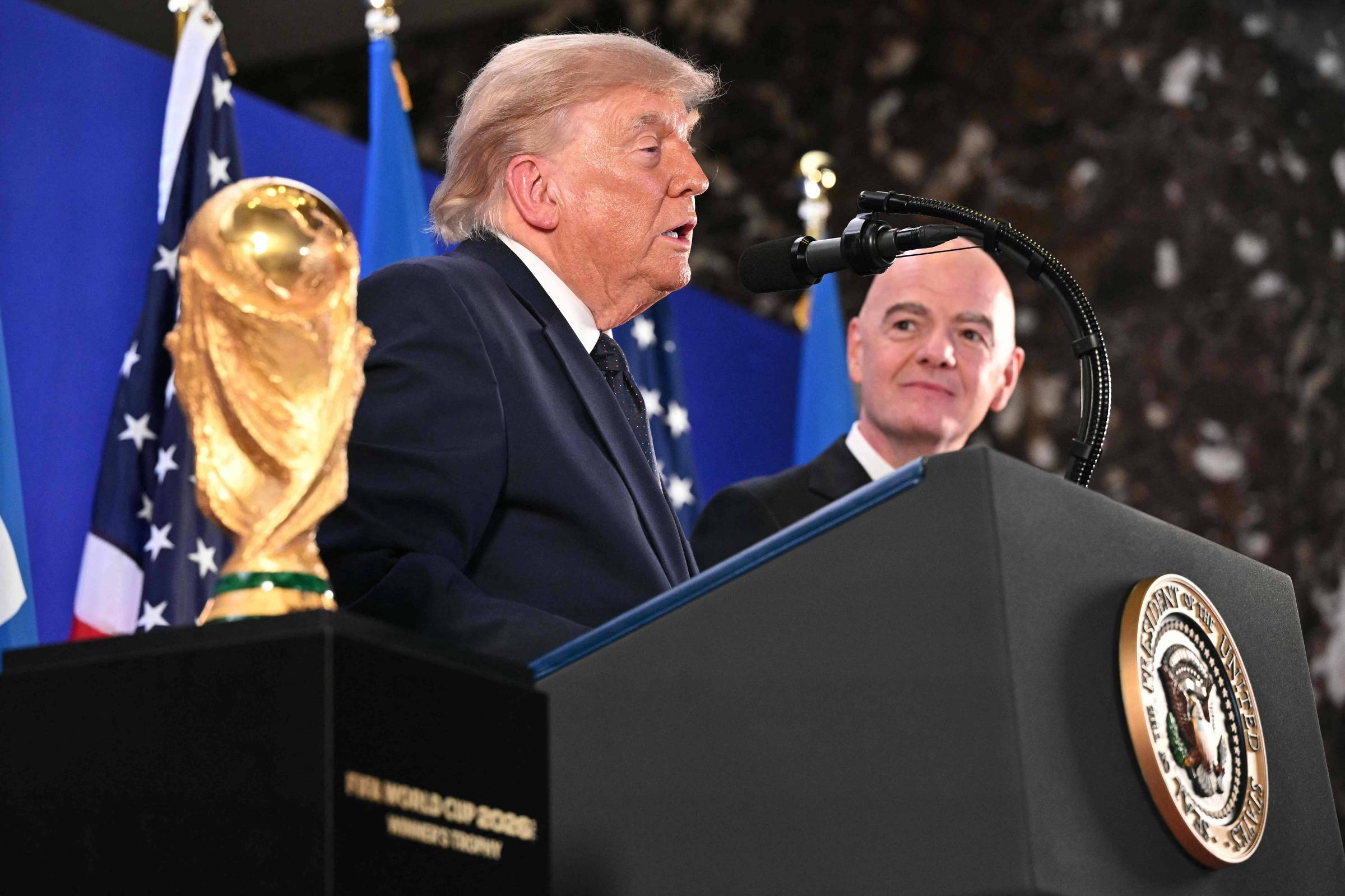 Trump critica uso defensivo de Harry Kane em semifinal contra Argentina na Copa