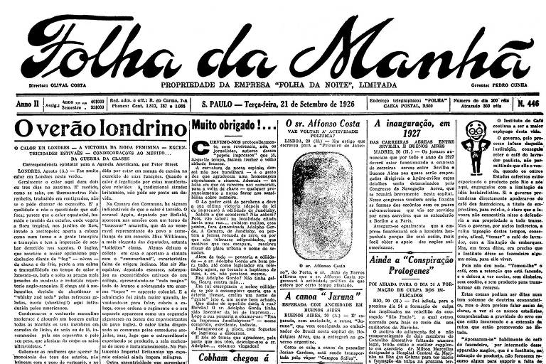 1926: Deputado de SP recebe tarefa de articular acordo de paz no Brasil
