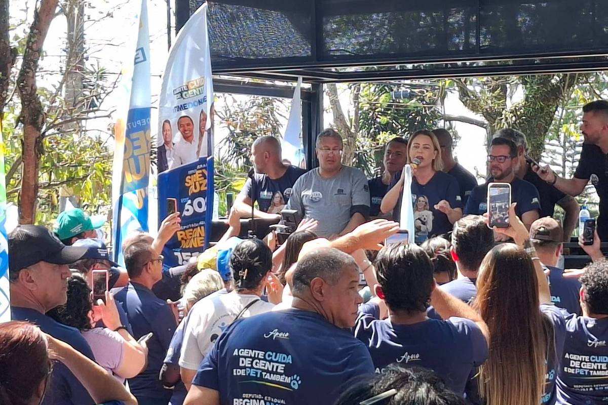 Servidores da Prefeitura de SP vão a ato de campanha da mulher de Ricardo Nunes