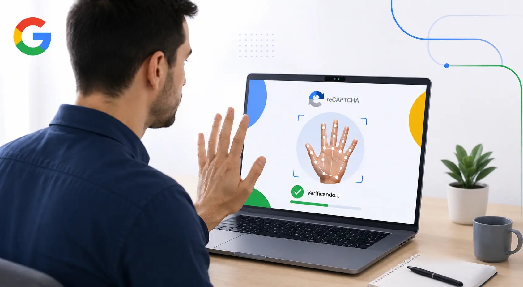 Google testa novo reCAPTCHA que pode exigir gestos com as mãos para liberar o acesso a sites